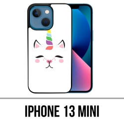 Coque iPhone 13 Mini - Gato Unicornio