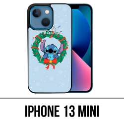 Funda para iPhone 13 Mini - Stitch Merry Christmas