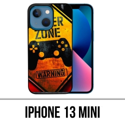 Coque iPhone 13 Mini - Gamer Zone Warning
