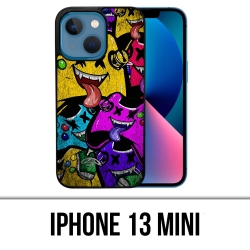 Coque iPhone 13 Mini - Manettes Jeux Video Monstres