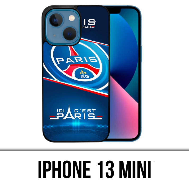 Funda iPhone 13 mini - PSG Ici Cest Paris