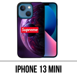 Coque iPhone 13 Mini - Supreme Planete Violet