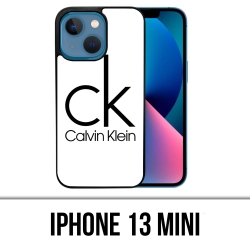Custodia IPhone 13 Mini - Logo Calvin Klein Bianco
