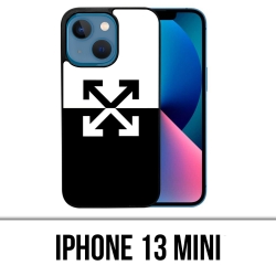 Funda para iPhone 13 Mini - Logotipo blanco roto