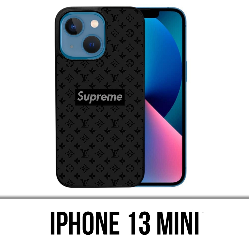 IPhone 13 Mini Case - Supreme Vuitton Black