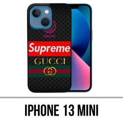 Coque iPhone 13 Mini - Versace Supreme Gucci