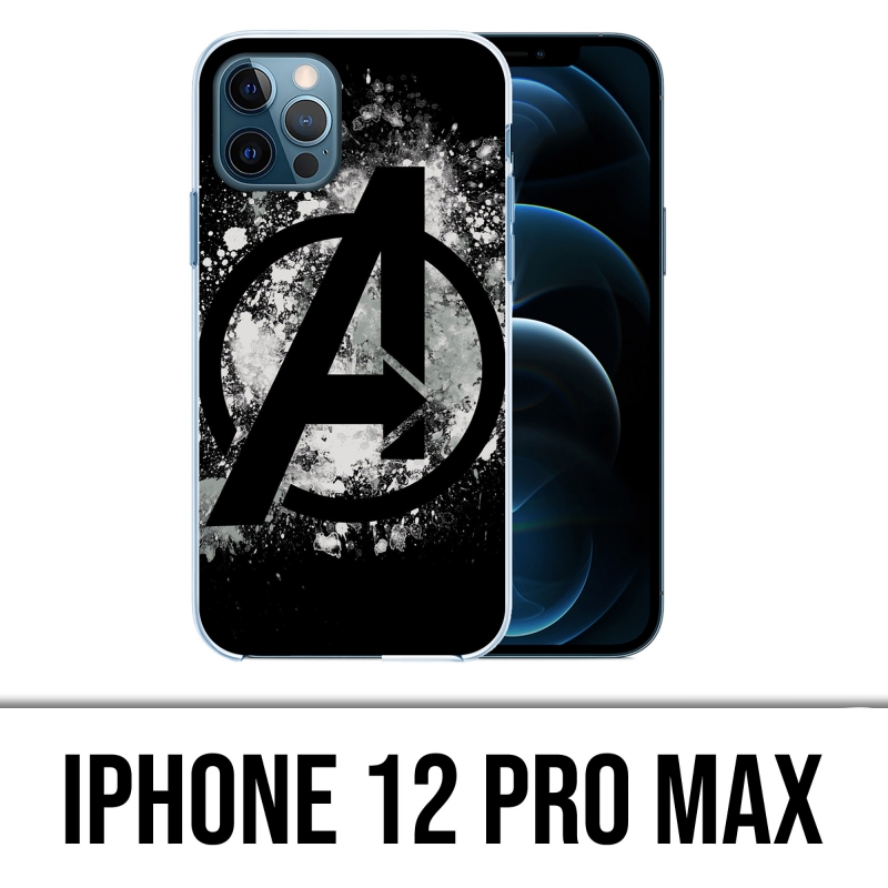 Custodia IPhone 12 Pro Max - Logo Avengers Splash