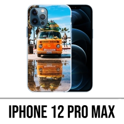 Coque iPhone 12 Pro Max - Combi VW Plage Surf
