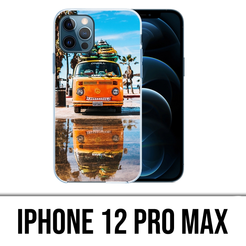 Funda para iPhone 12 Pro Max - VW Beach Surf Bus