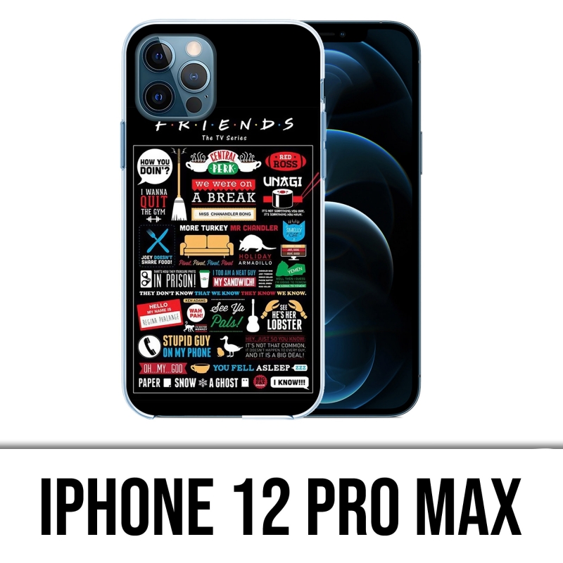 Custodia per iPhone 12 Pro Max - Logo degli amici