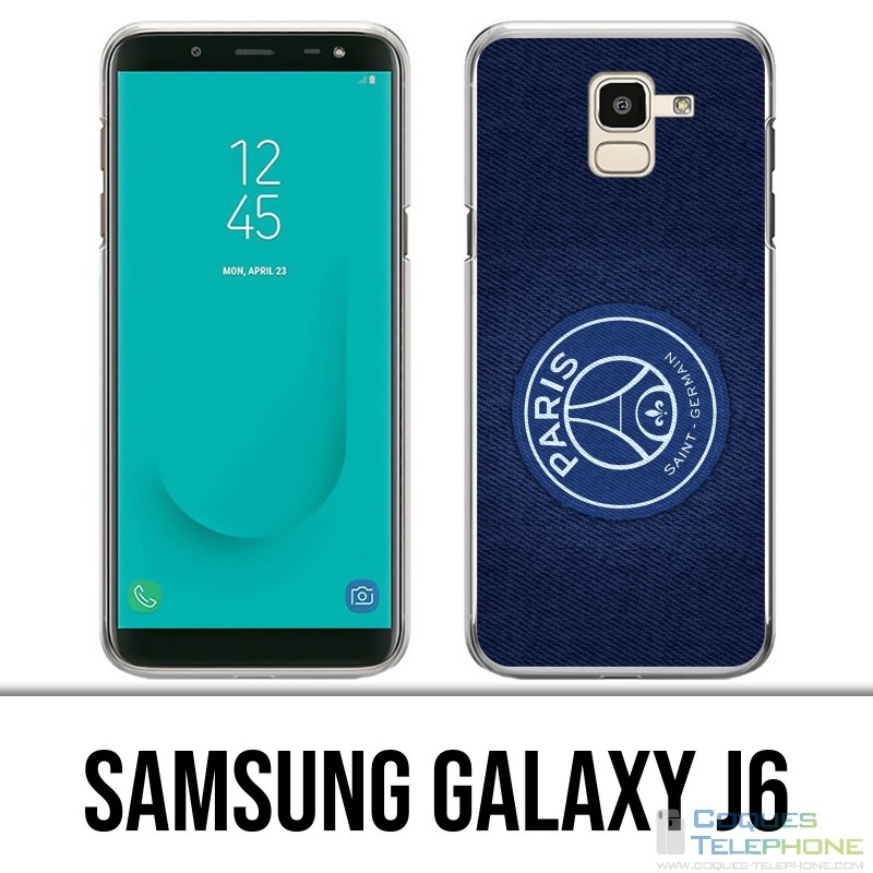 Custodia Samsung Galaxy J6 - Sfondo blu minimalista PSG
