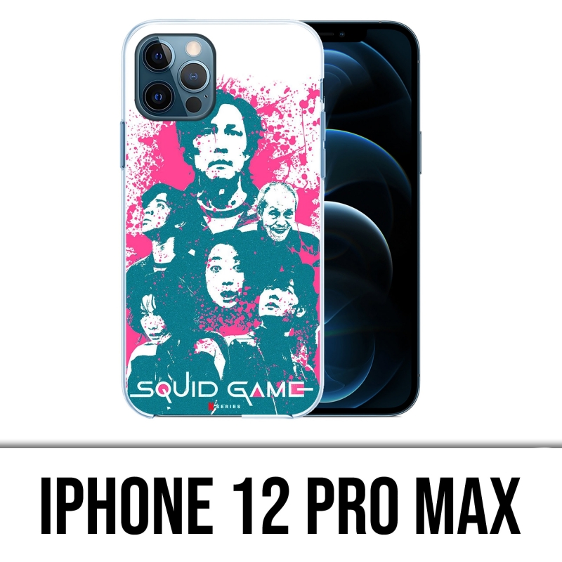 IPhone 12 Pro Max Case - Squid Game Characters Splash