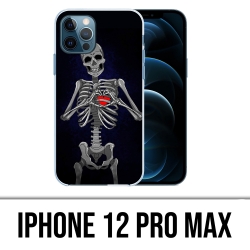 Coque iPhone 12 Pro Max - Coeur Squelette