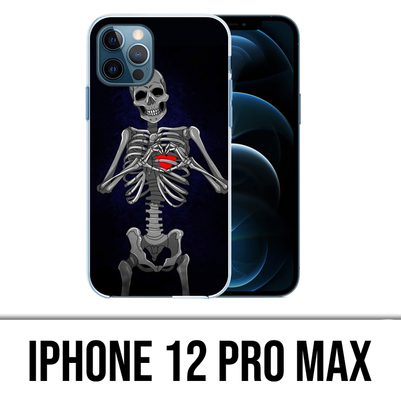 IPhone 12 Pro Max Case - Skeleton Heart
