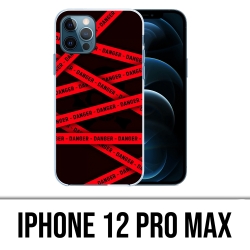 Coque iPhone 12 Pro Max - Danger Warning