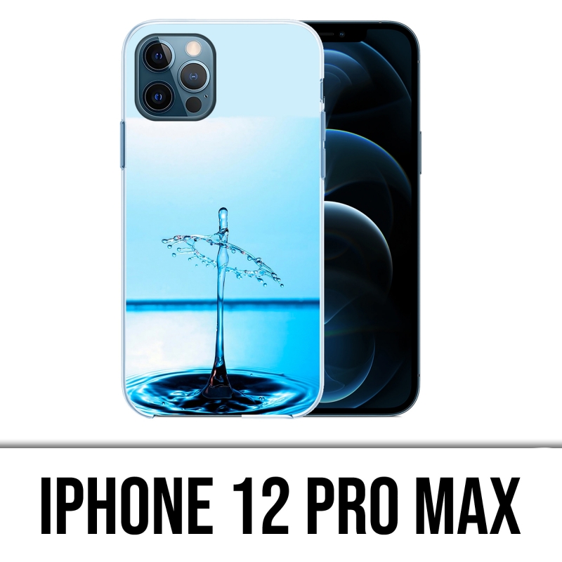 Coque iPhone 12 Pro Max - Goutte Eau