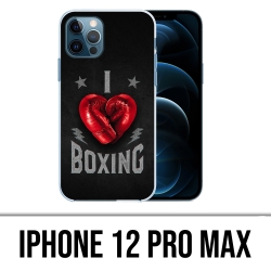 Coque iPhone 12 Pro Max - I Love Boxing