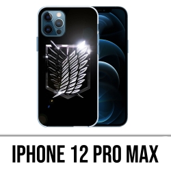 Funda para iPhone 12 Pro Max - Logotipo de Attack On Titan