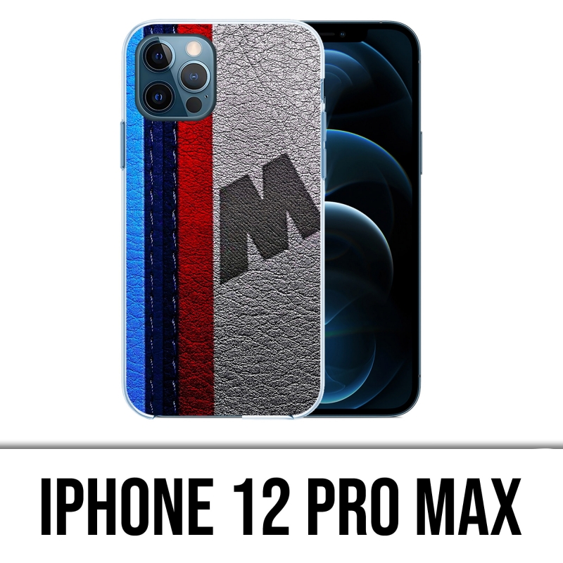 Custodia per iPhone 12 Pro Max - Effetto pelle M Performance