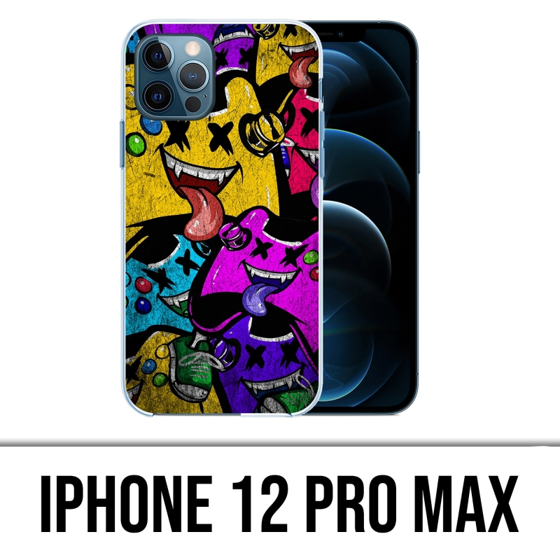 Funda para iPhone 12 Pro Max - Controladores de videojuegos Monsters