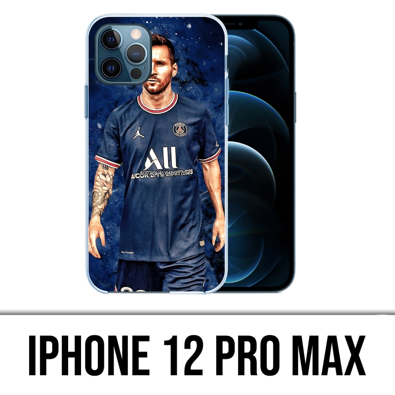 IPhone 12 Pro Max Case - Messi PSG Paris Splash