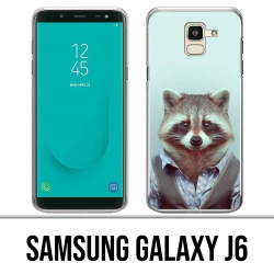 Funda Samsung Galaxy J6 - Disfraz de mapache