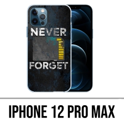 Coque iPhone 12 Pro Max - Never Forget