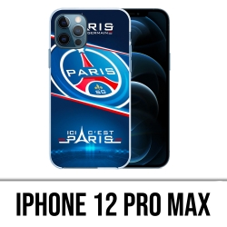 Coque iPhone 12 Pro Max - PSG Ici Cest Paris