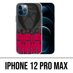 Cover iPhone 12 Pro Max - Agente dei cartoni animati del gioco dei calamari