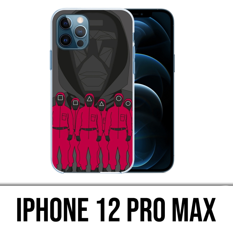 IPhone 12 Pro Max case - Squid Game Cartoon Agent