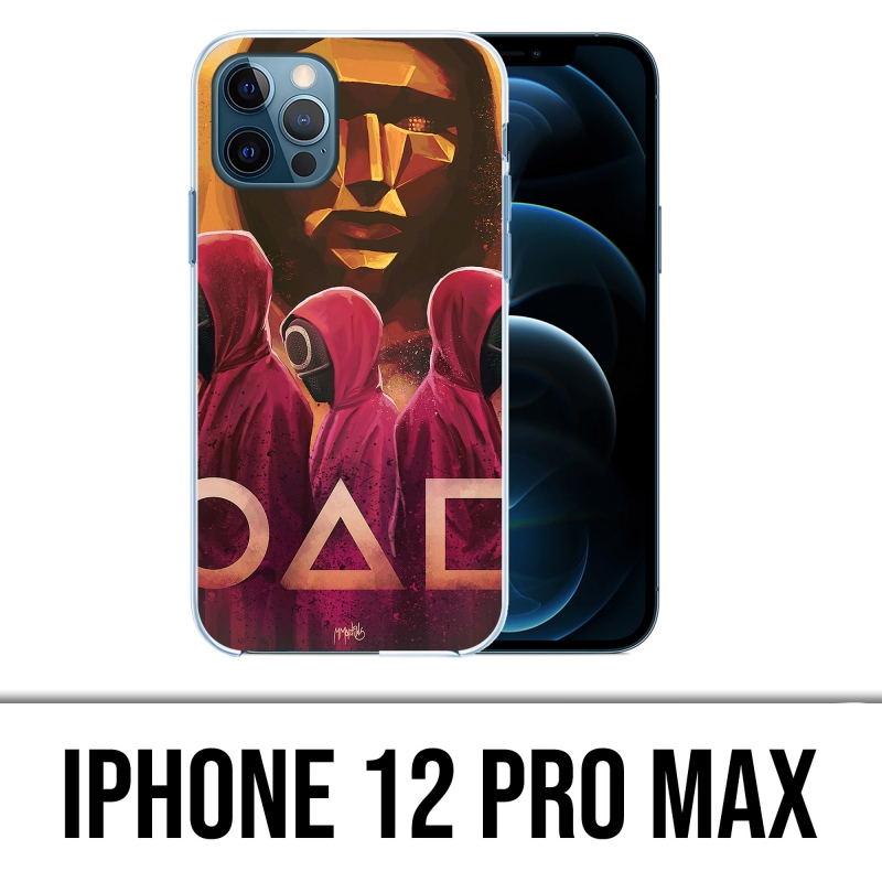 Custodia per iPhone 12 Pro Max - Gioco di calamari Fanart