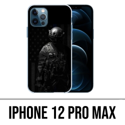 Coque iPhone 12 Pro Max - Swat Police Usa