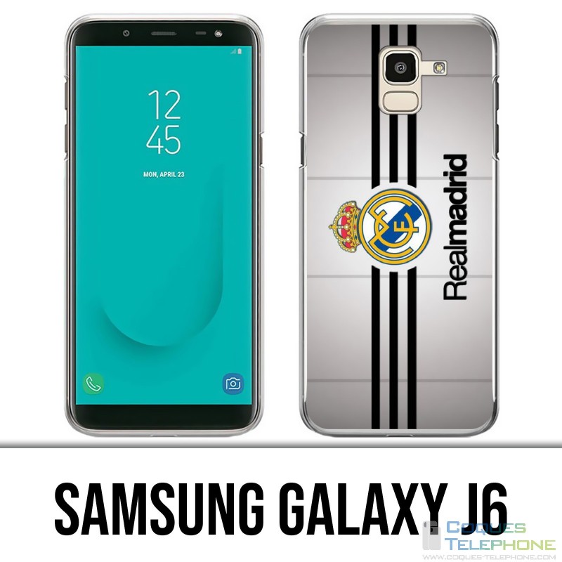 Samsung Galaxy J6 Hülle - Real Madrid Bands