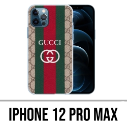 Coque iPhone 12 Pro Max - Gucci Brodé