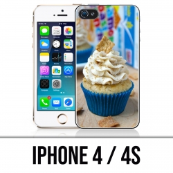 Custodia per iPhone 4 / 4S - Cupcake blu
