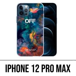 Coque iPhone 12 Pro Max - Off White Color Cloud