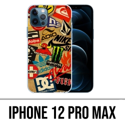 Coque iPhone 12 Pro Max - Skate Logo Vintage