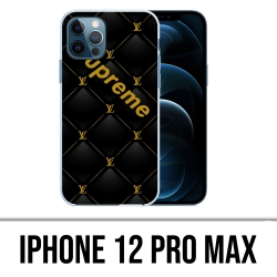 Coque iPhone 12 Pro Max - Supreme Vuitton
