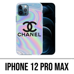 Funda para iPhone 12 Pro Max - Chanel Holográfica