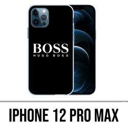 Coque iPhone 12 Pro Max - Hugo Boss Noir