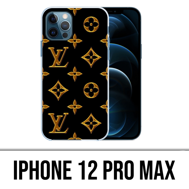 Case for iPhone 12 Pro Max - Louis Vuitton Gold