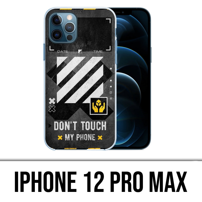IPhone 12 Pro Max Case - Off White Dont Touch Phone