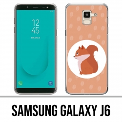 Coque Samsung Galaxy J6 - Renard Roux