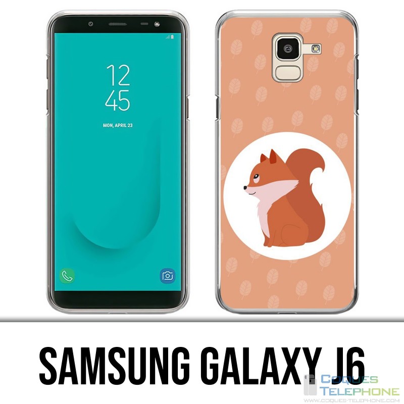 Coque Samsung Galaxy J6 - Renard Roux