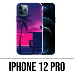 Funda para iPhone 12 Pro - Miami Beach Morado