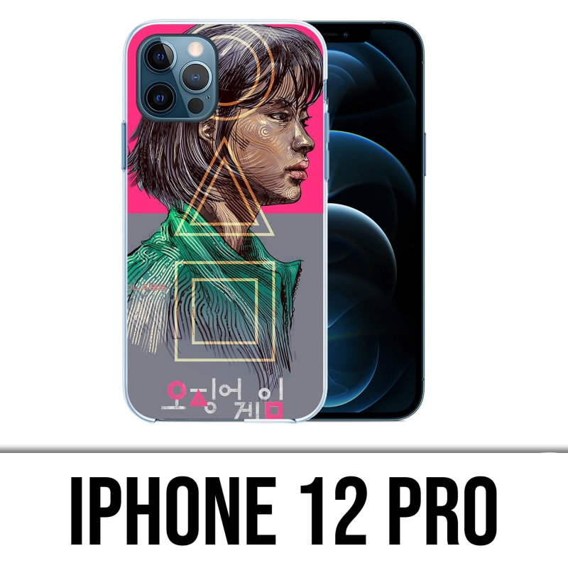 Cover iPhone 12 Pro - Squid Game Girl Fanart
