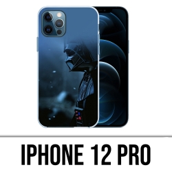 Coque iPhone 12 Pro - Star Wars Dark Vador Brume