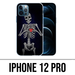 Coque iPhone 12 Pro - Coeur Squelette