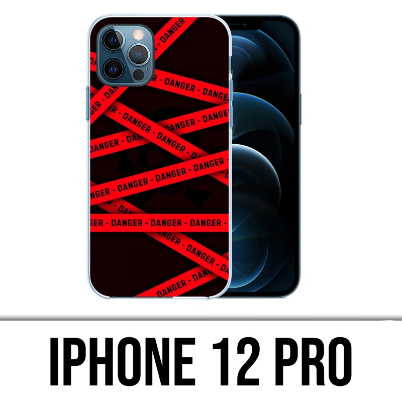 IPhone 12 Pro Case - Gefahrenwarnung