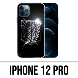 Funda para iPhone 12 Pro - Logotipo de Attack On Titan